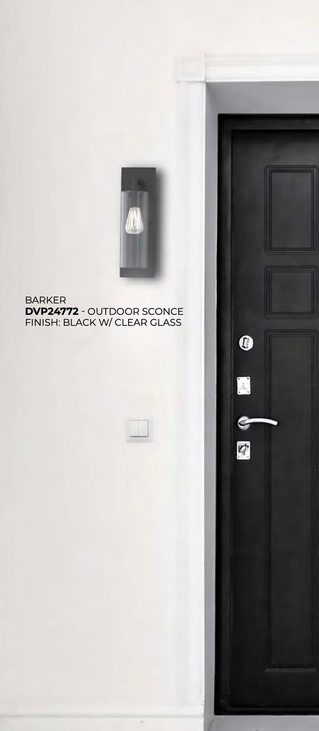 Barker Outdoor Sconce (DVI) DVP24772 Barker Outdoor Sconce (DVI) DVP24772