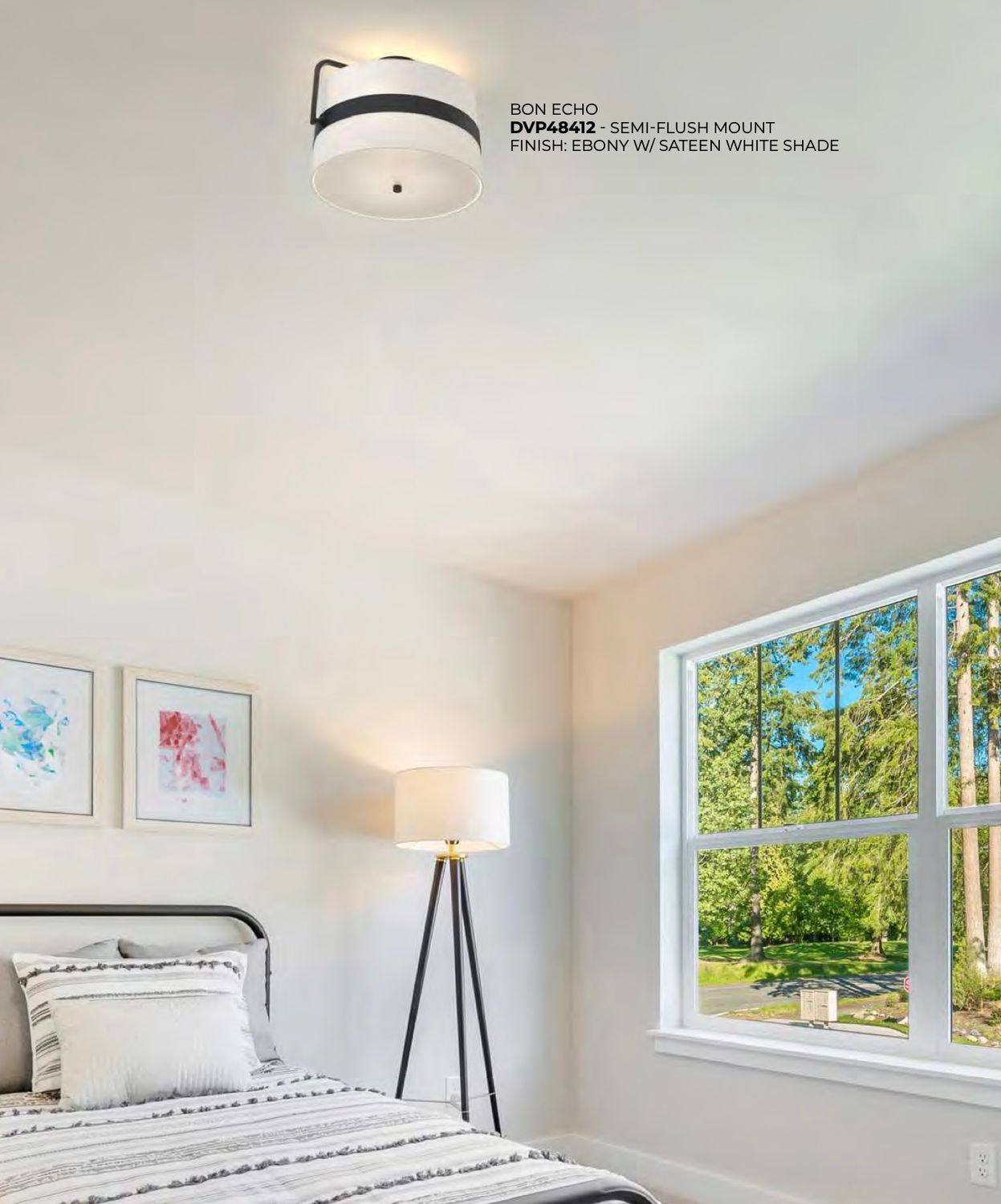 Bon Echo Semi-Flush Mount (DVI) DVP48412 Bon Echo Semi-Flush Mount (DVI) DVP48412