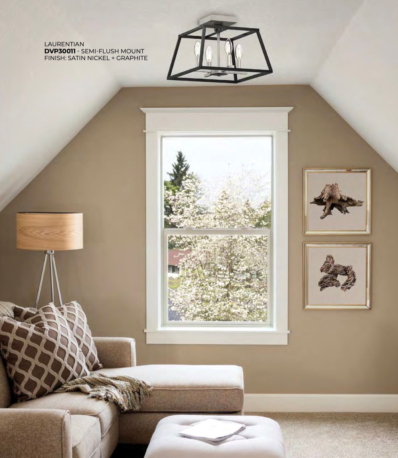 Laurentian Semi-Flush Mount (DVI) DVP30011 Laurentian Semi-Flush Mount (DVI) DVP30011