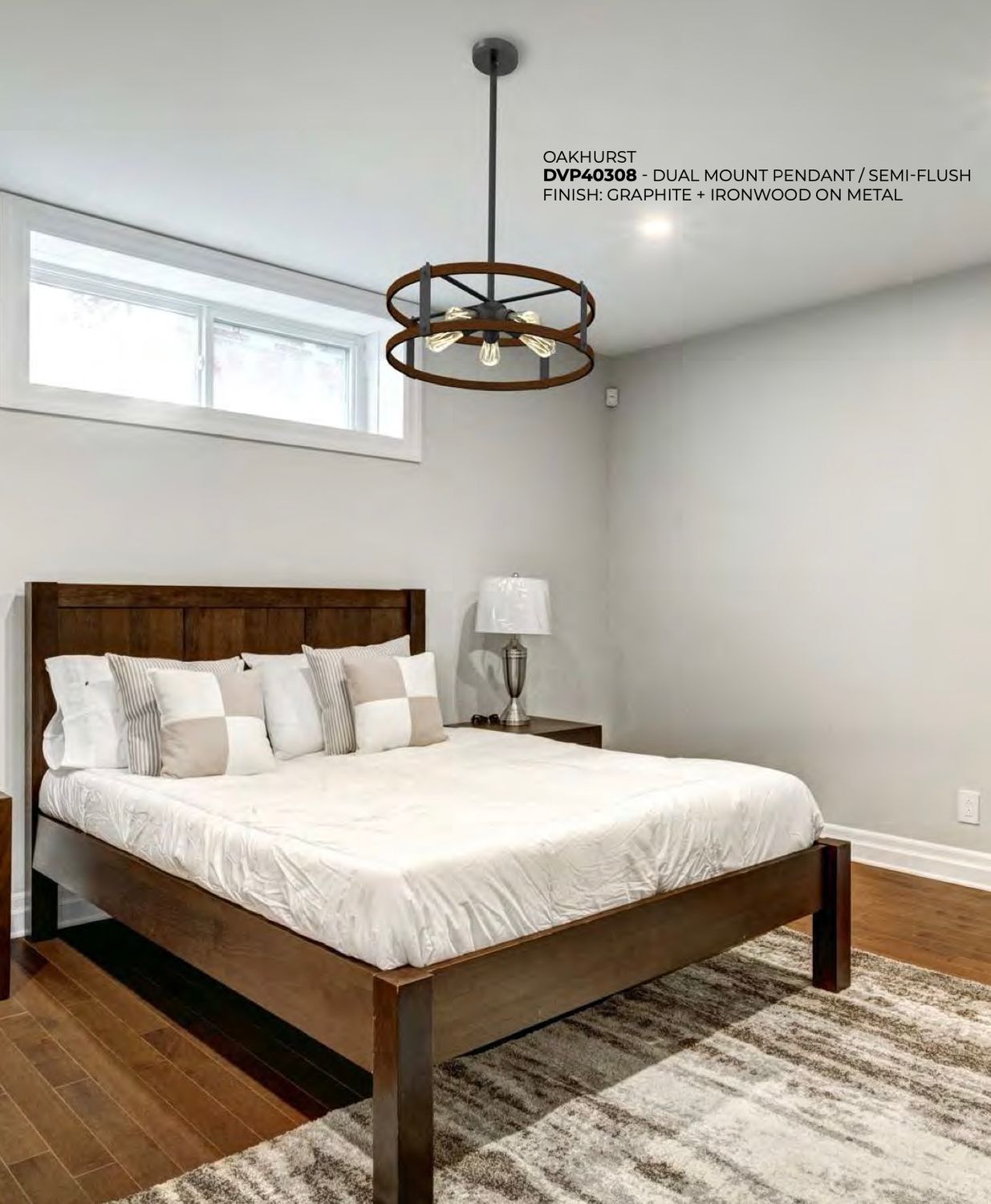 Oakhurst Dual Mount Pendant/Semi-Flush Mount (DVI) DVP40308 Oakhurst Dual Mount Pendant/Semi-Flush Mount (DVI) DVP40308