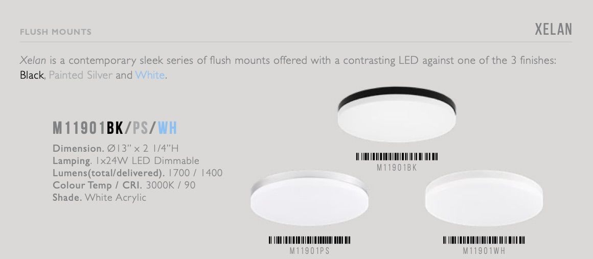 Xelan Flush Mount (Matteo)