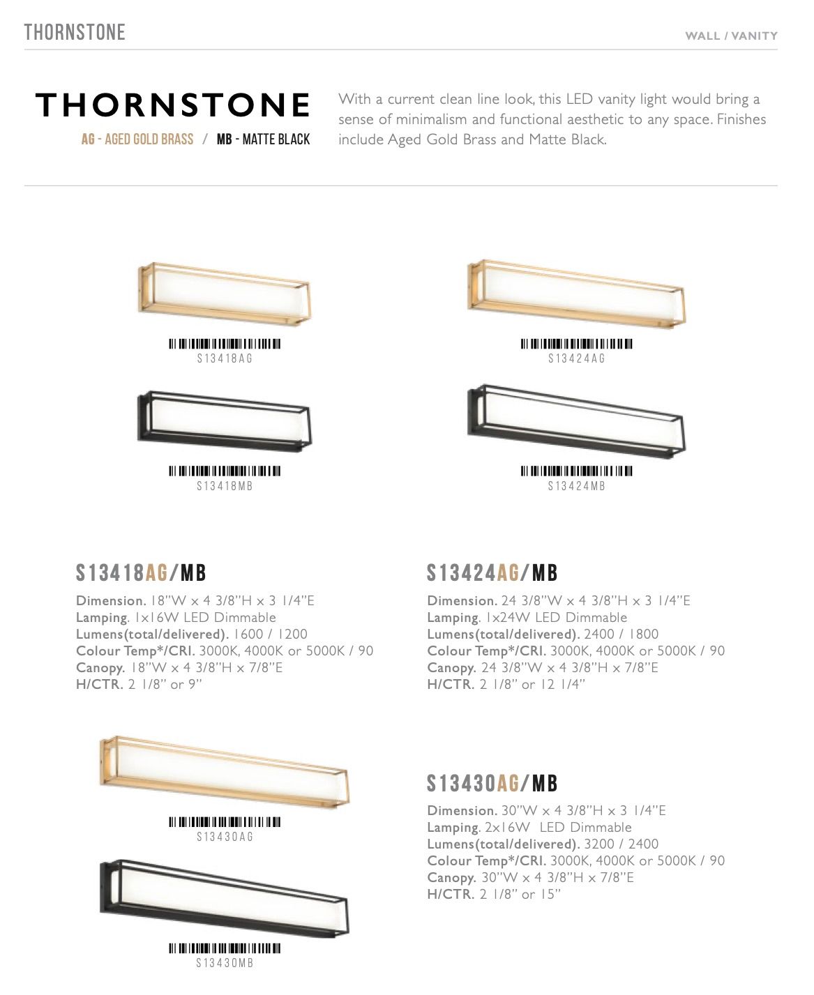 Thornstone Collection (Matteo) Thornstone Collection (Matteo)