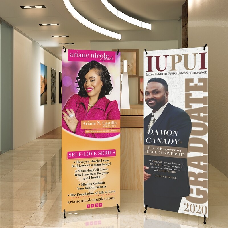X Frame Banner Stand