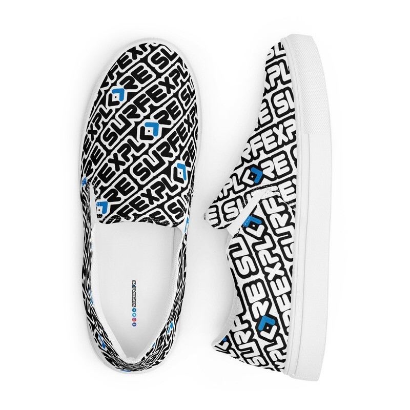surfEXPLORE® Men’s slip-on canvas shoes