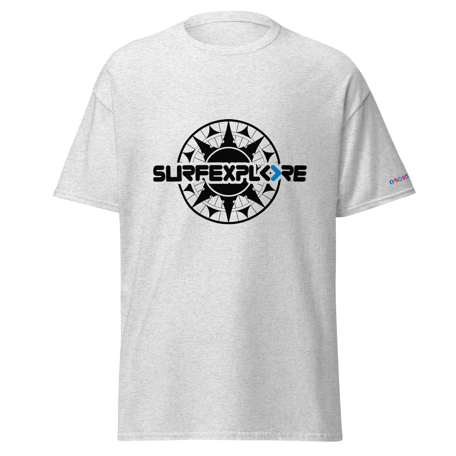 surfEXPLORE® Compass Logo 100% cotton Men&#39;s classic tee