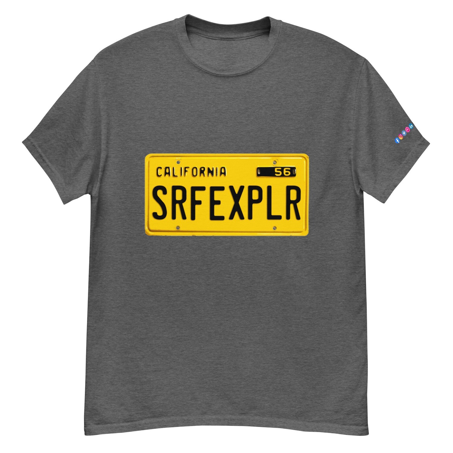 surfEXPLORE® California &#39;56 100% cotton Men&#39;s classic tee