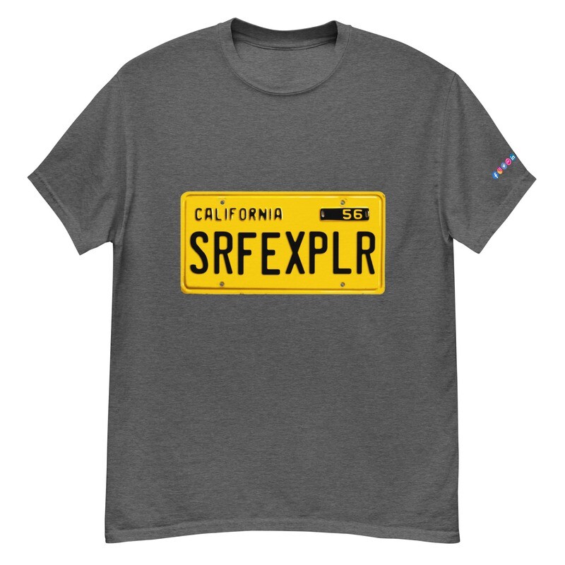 surfEXPLORE® California &#39;56 100% cotton Men&#39;s classic tee