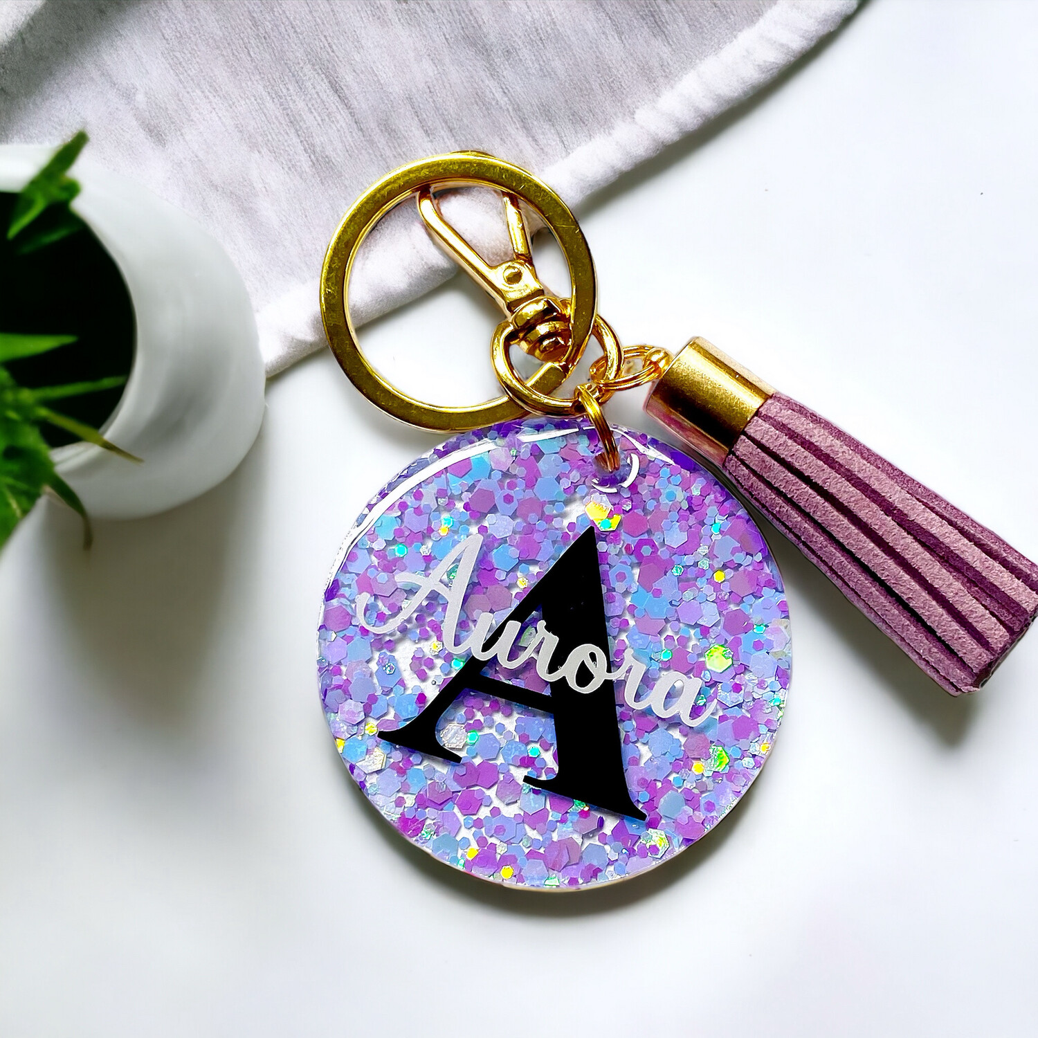 Sugar Plum Keychain - Personalised