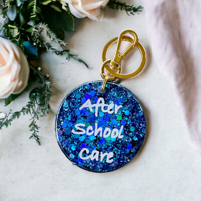 Yale Blue Keychain- After-School Care