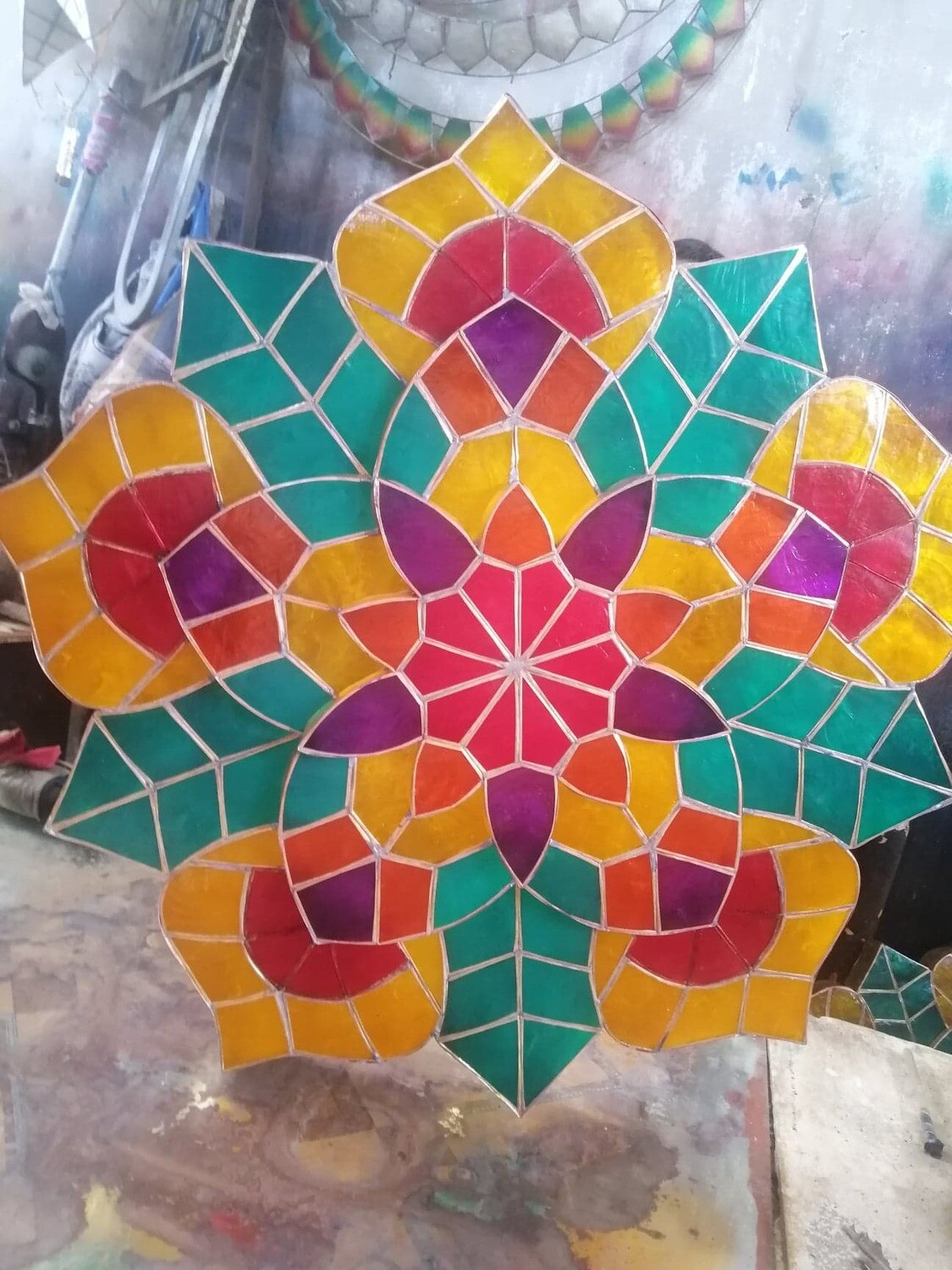 Marigold Capiz Lantern™  (Medium)