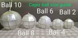 Set of Capiz Balls