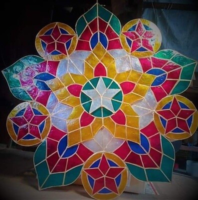 Marigold Capiz Lantern™  (Medium)