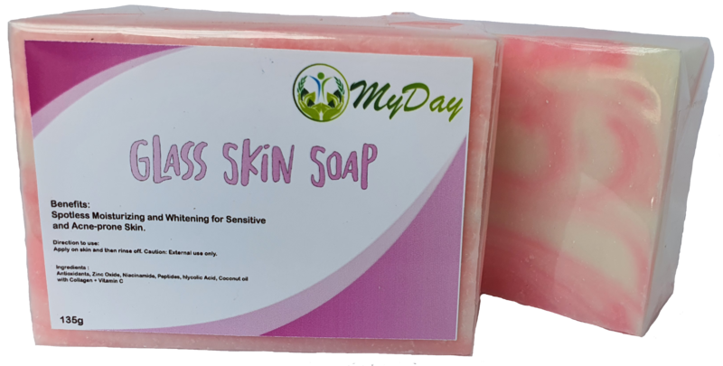 MyDay Whitening Glass Skin Soap (pack of 3)