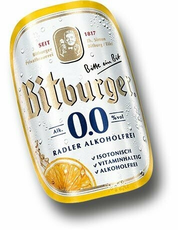 Bitburger  Radler 0,0     24 x 0,33 Ltr.