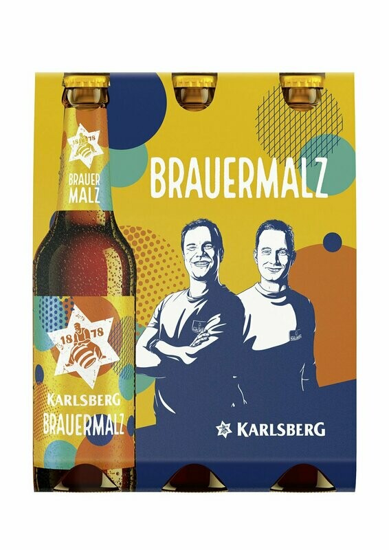 Karlsberg Brauermalz 6er   6 x 0,33 Ltr.