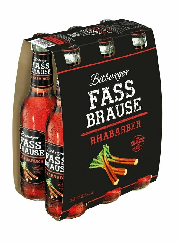 Fassbrause Rhabarber 6er  6 x 0,33 Ltr.