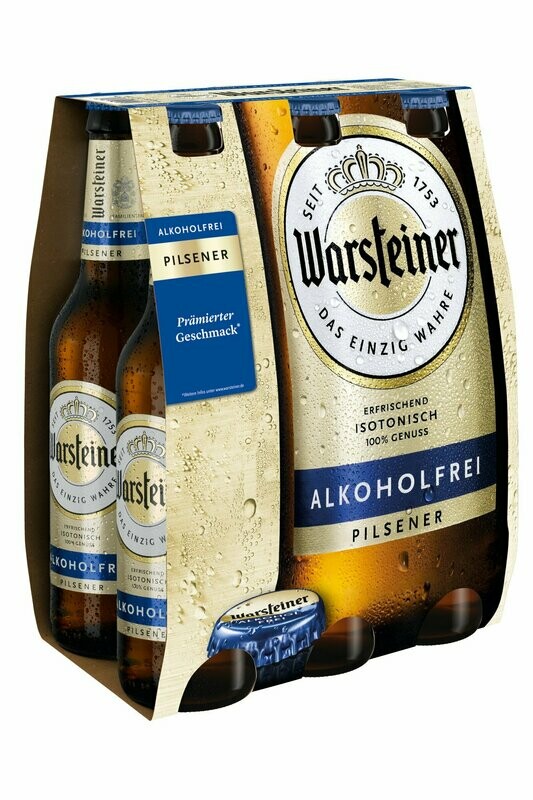 Warsteiner Alkoholfrei  6er    6x0,33Ltr.