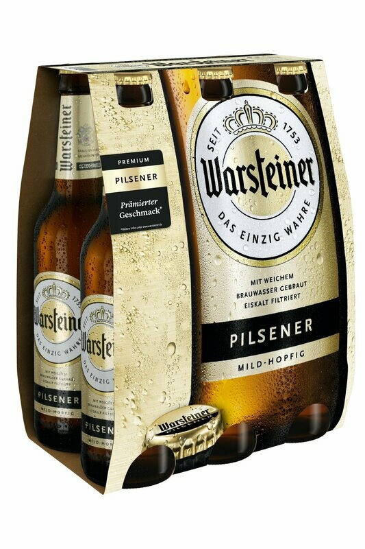 Warsteiner Pils 6er 6 x 0,33 Ltr.