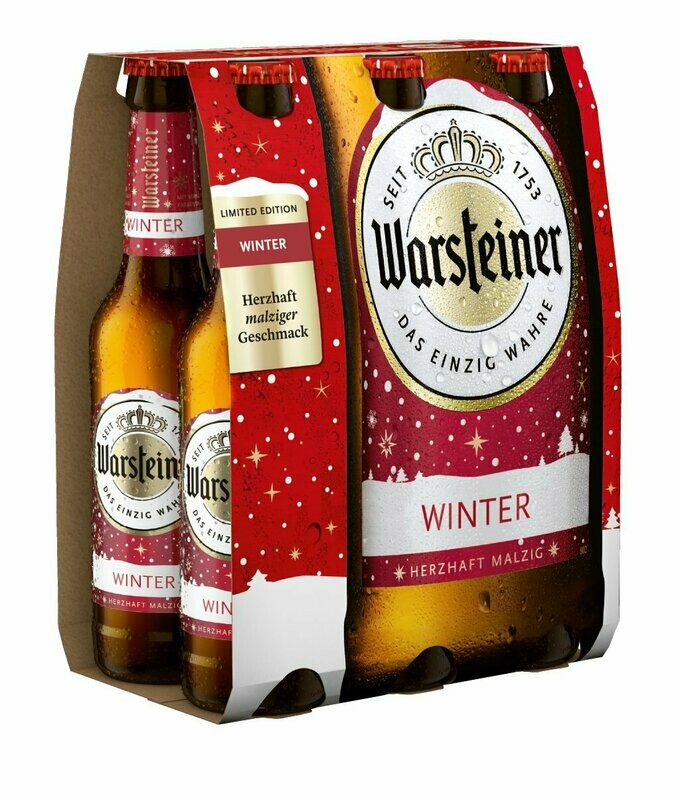 Warsteiner Weihnachtsbier 6er 6 x 0,33 Ltr.