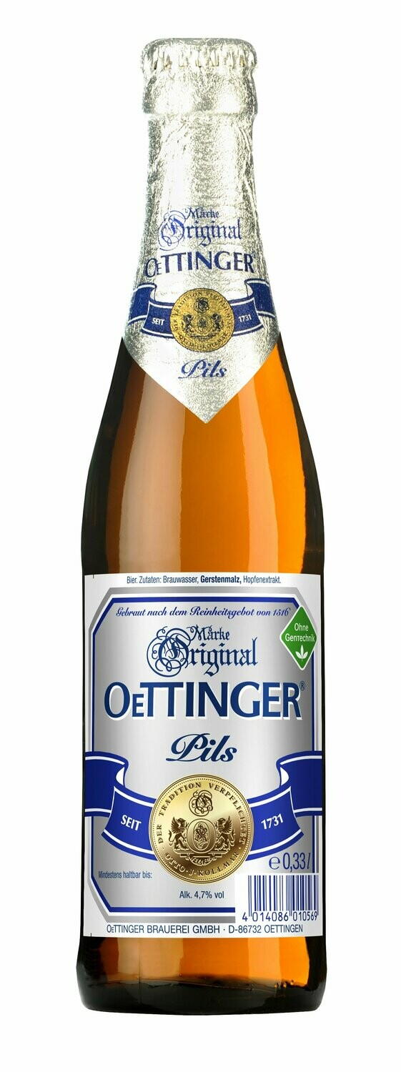 Oettinger Pils 24x 0,33 Ltr.