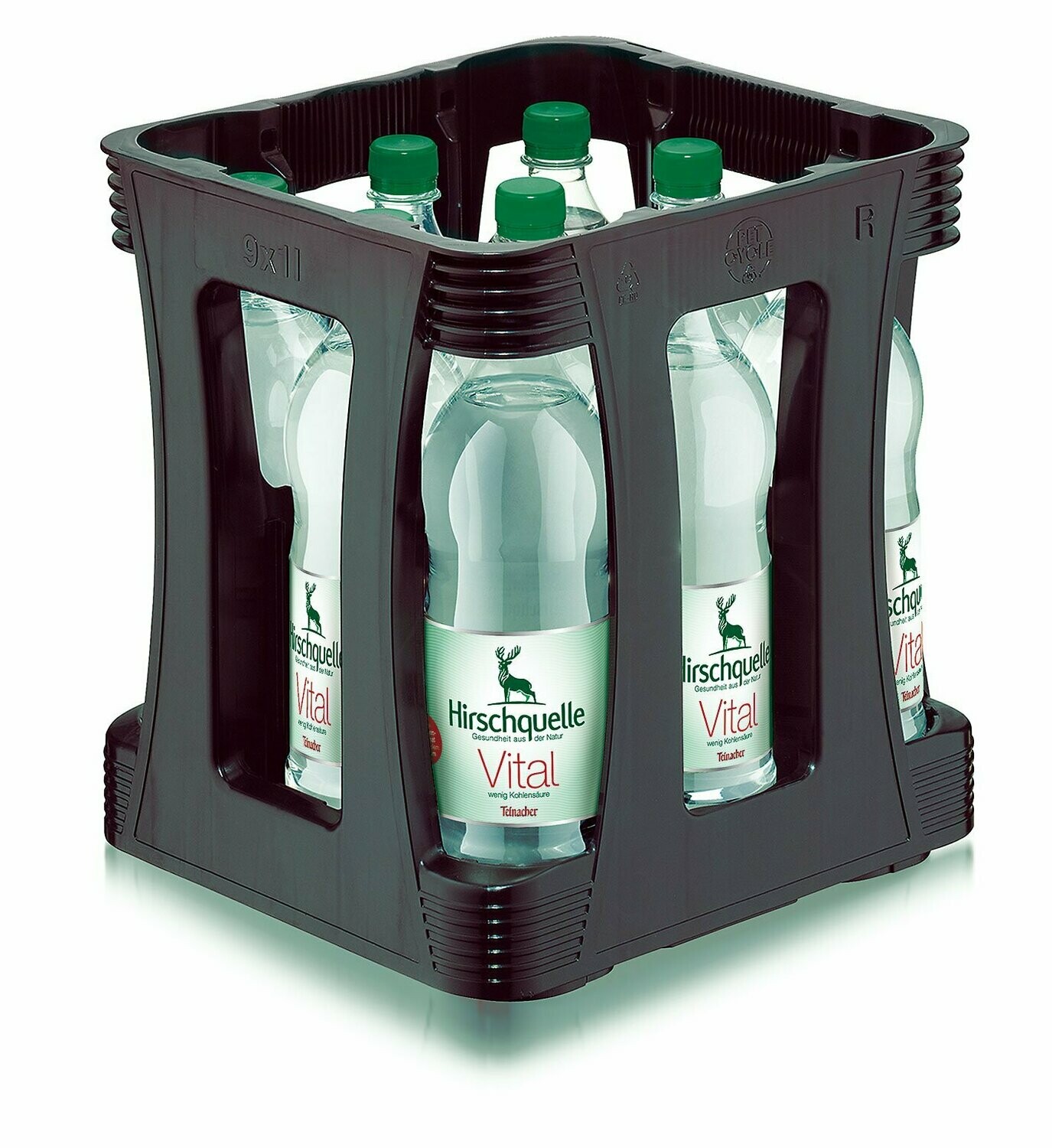 Hirschquelle  Vital PET 9x1,00 Ltr.