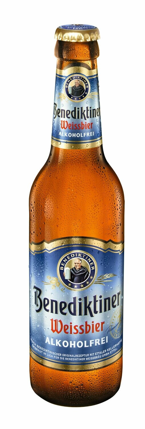 Benediktiner Weizen Alkoholfrei 24x 0,33 Ltr.