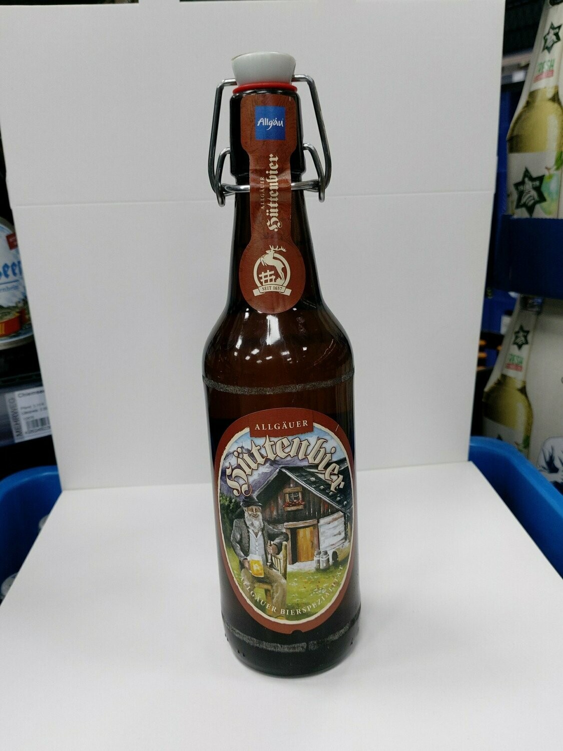 Hüttenbier Allgäu Bügelverschluss       0,50 Ltr.