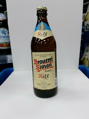 Brauerei Simon Helles Vollbier    0,50 Ltr.