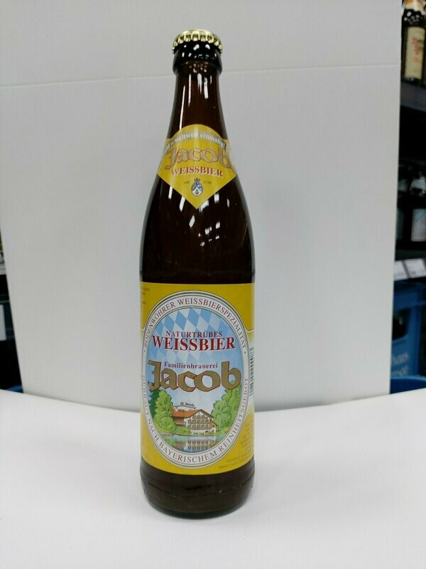 Jacob Familienbrauerei Naturtrübes Weissbier   0,50 Ltr.