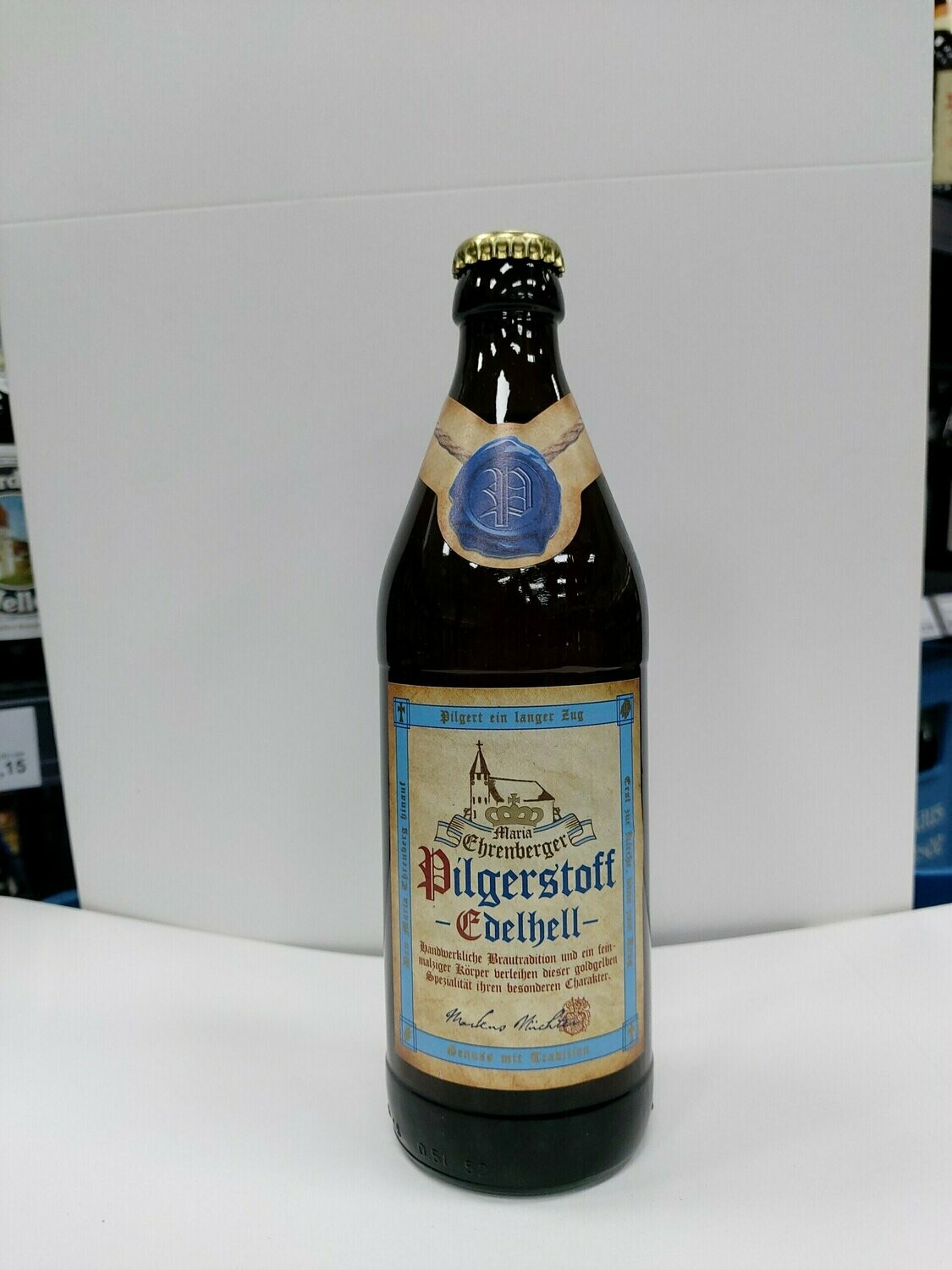 Pilgerstoff Maria Ehrenberger Edelhell 0,50 Ltr.