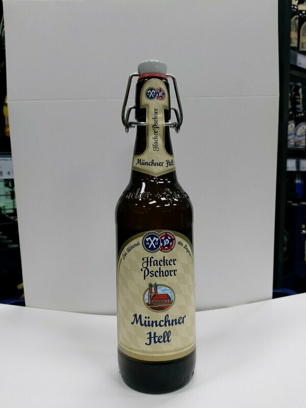 Hacker Pschorr Münchener Hell 0,50 Ltr. Hacker Pschorr Münchener Hell 0,50 Ltr.