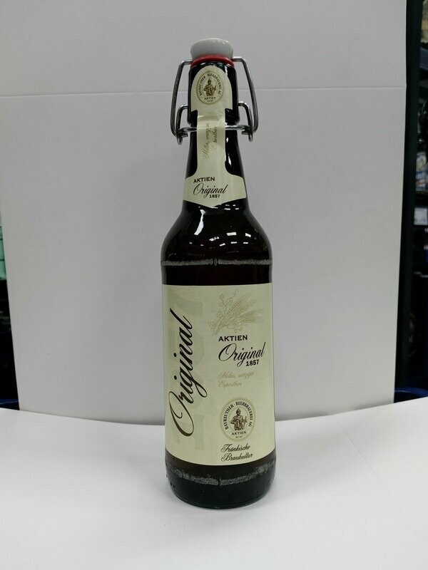 Aktien Original Fränkische Braukultur Hell Würzig 0,50 Ltr.