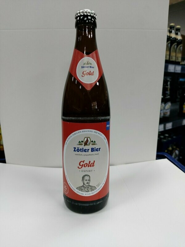 Zötler Bier Gold   0,50 Ltr.