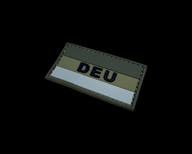Nationalitätsabzeichen Deutschland Patch 3D - klein - oliv Nationalitätsabzeichen Deutschland Patch 3D - klein - oliv