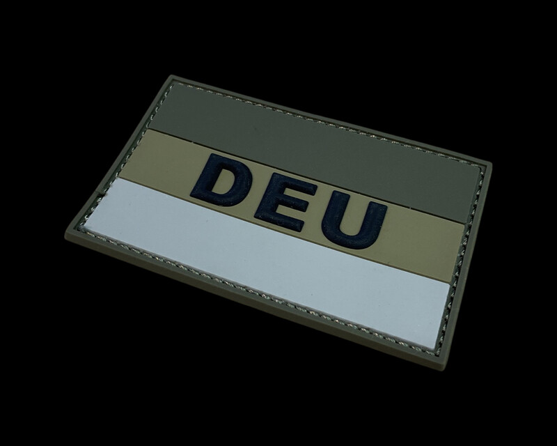 Nationalitätsabzeichen Deutschland Patch 3D - groß Nationalitätsabzeichen Deutschland Patch 3D - groß