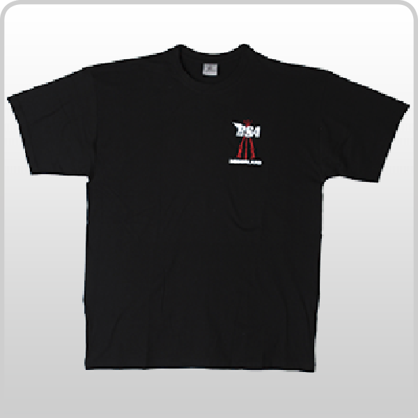 T-shirt met Piled Arms logo en BSA-OC op de achterkant. MAAT S