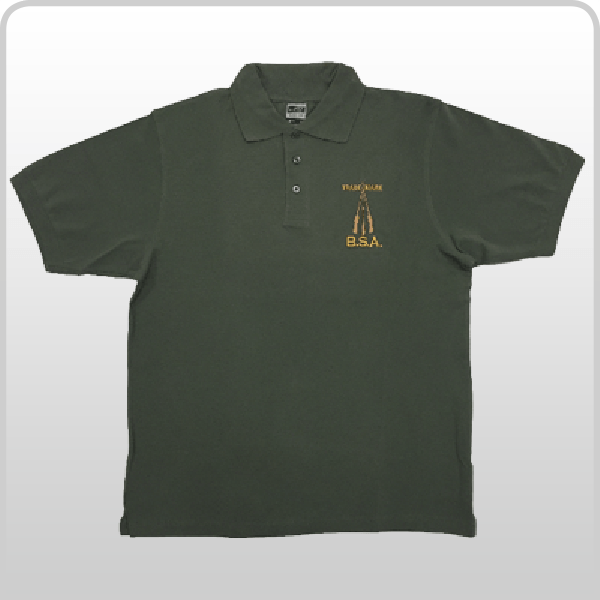 Poloshirt met geborduurd Piled Arms-NL logo. Maat L