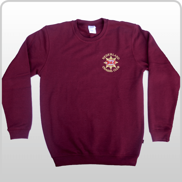 Sweater met geborduurd Gold Star logo. Maat XXL