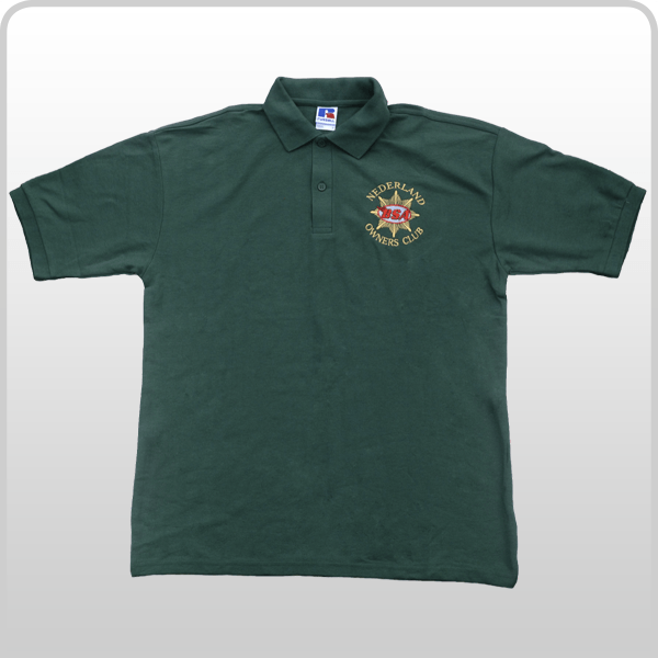 Poloshirt met geborduurd Gold Star-NL logo. Maat XXL