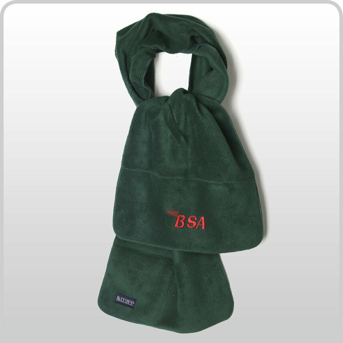 Sjaal met BSA opdruk