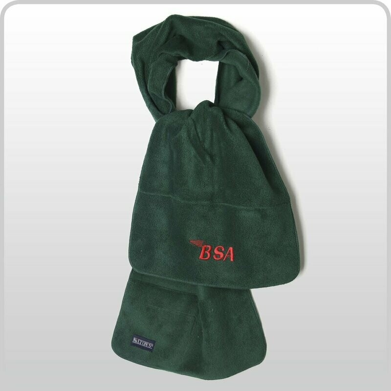 Sjaal met BSA opdruk