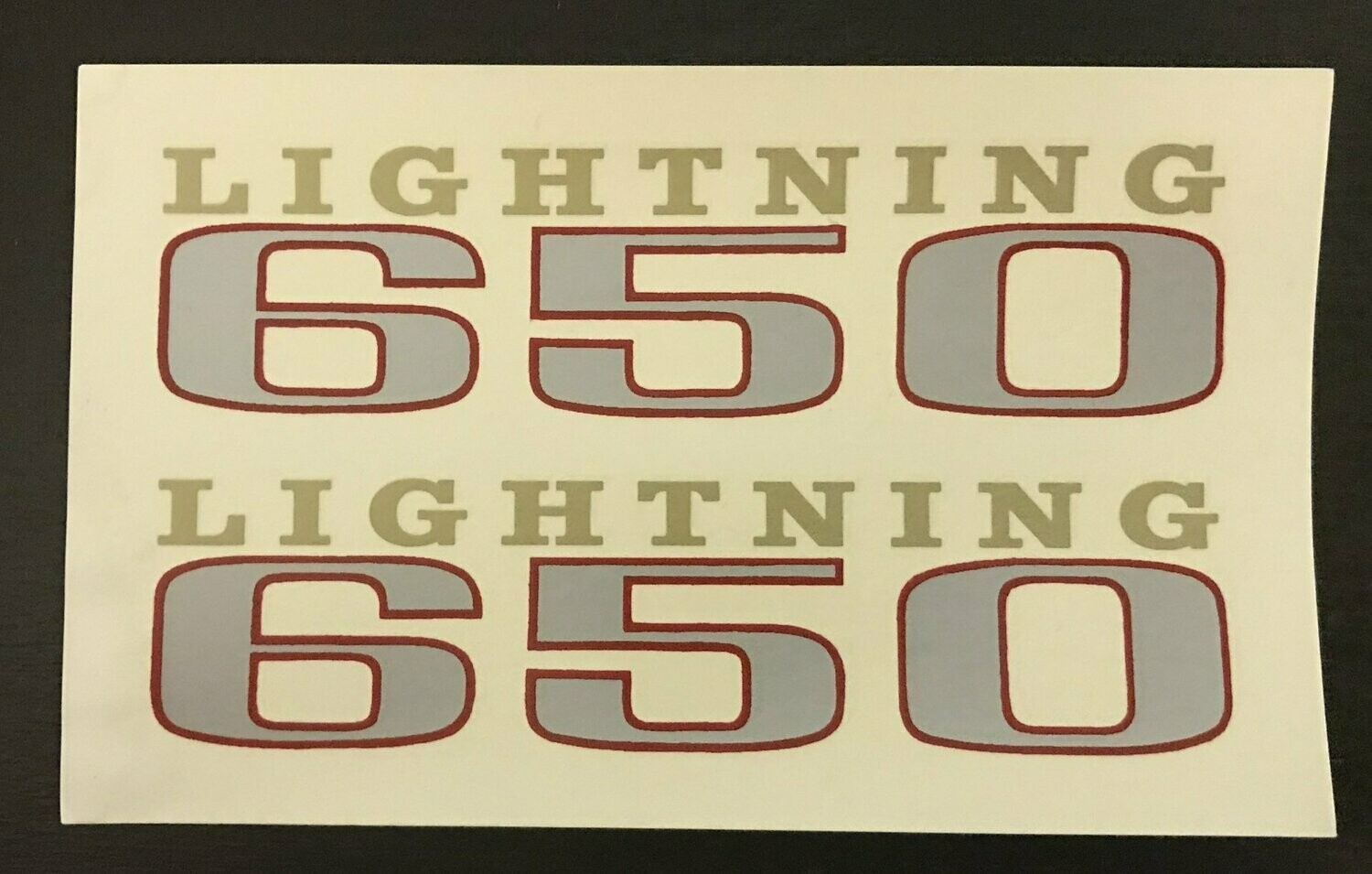 650 Lightning  transfer