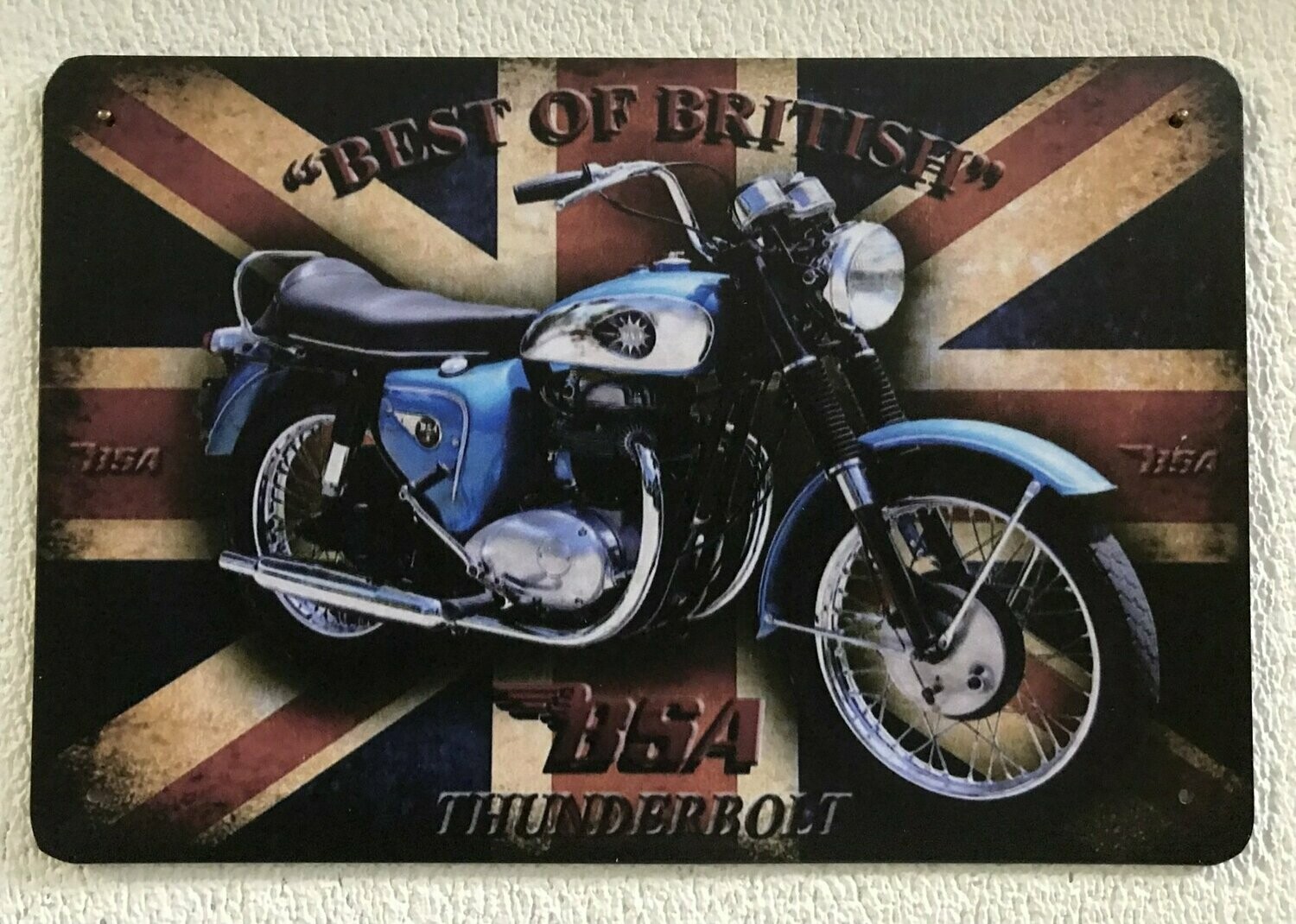BSA afbeelding op blik