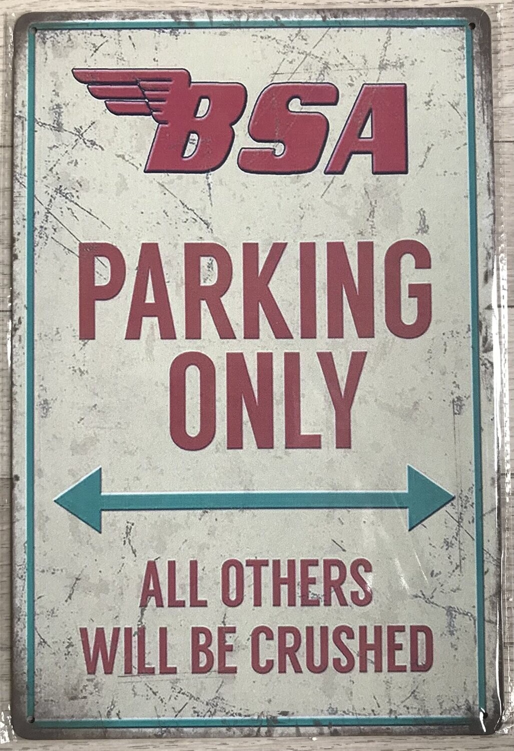 BSA afbeelding op blik