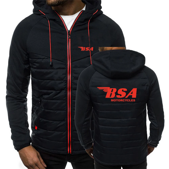 BSA fleece jack met hoody. Maat L