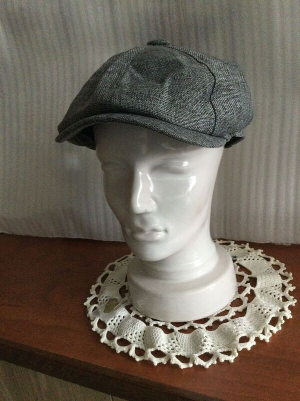 Baseball cap Peaky Blinders model. Kleur grijs