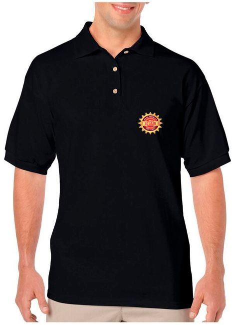 10 poloshirt met BSA jubileum logo. Diverse kleuren en maten