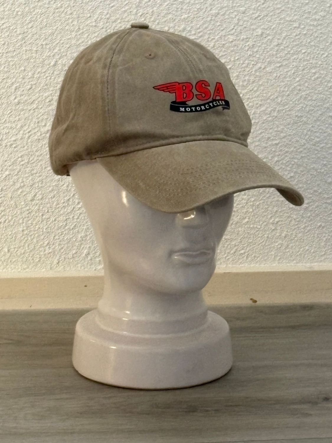 Baseball BSA cap khaki katoen.