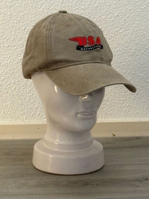 Baseball BSA cap khaki katoen.