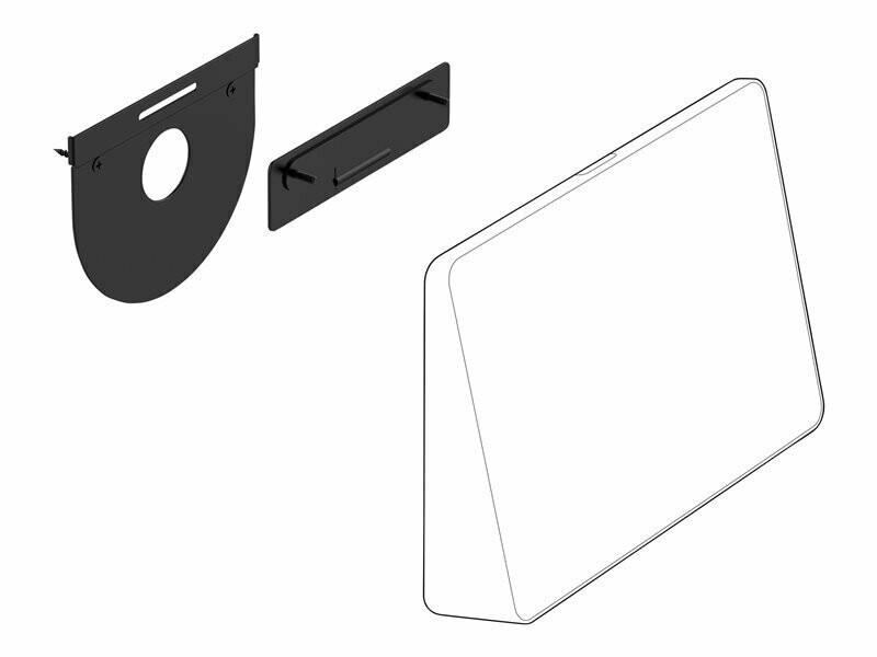 De Logitech Tap-muurbevestiging